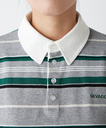 【GEVACO】多色條紋橄欖球衫