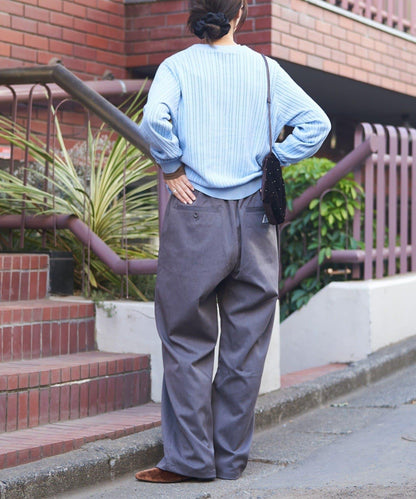 【GEVACO】抽繩休閒西裝褲