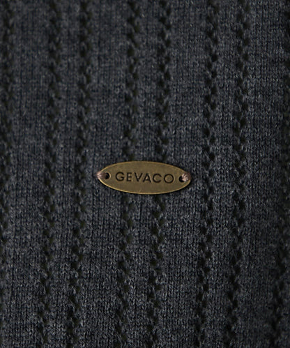 【GEVACO】帶內搭鏤空針織開衫