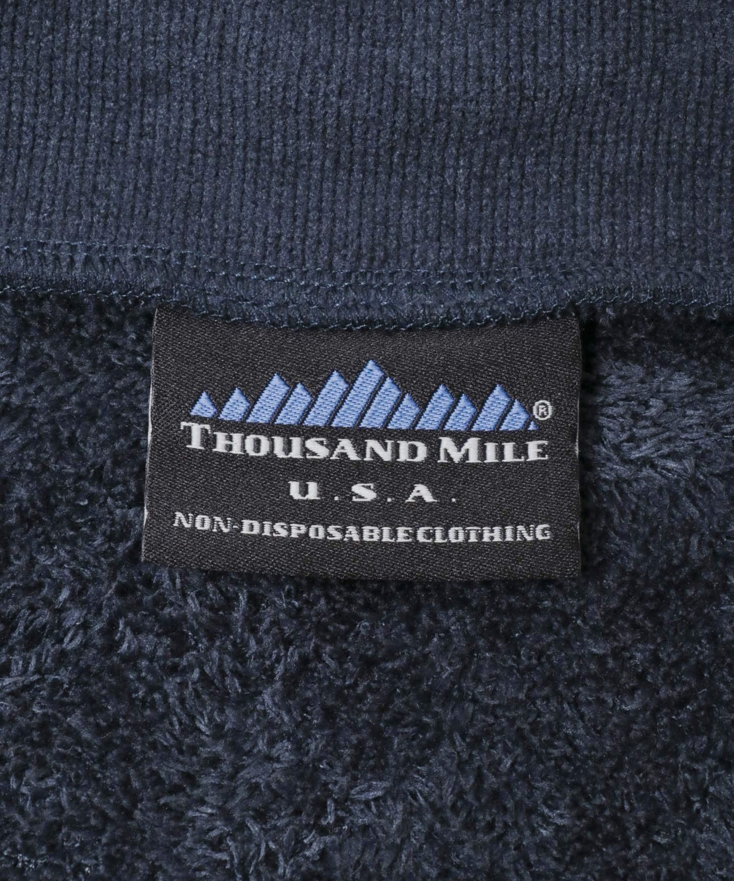 THOUSAND MILE×URBAN RESEARCH 針織抓絨半拉鍊套頭衫