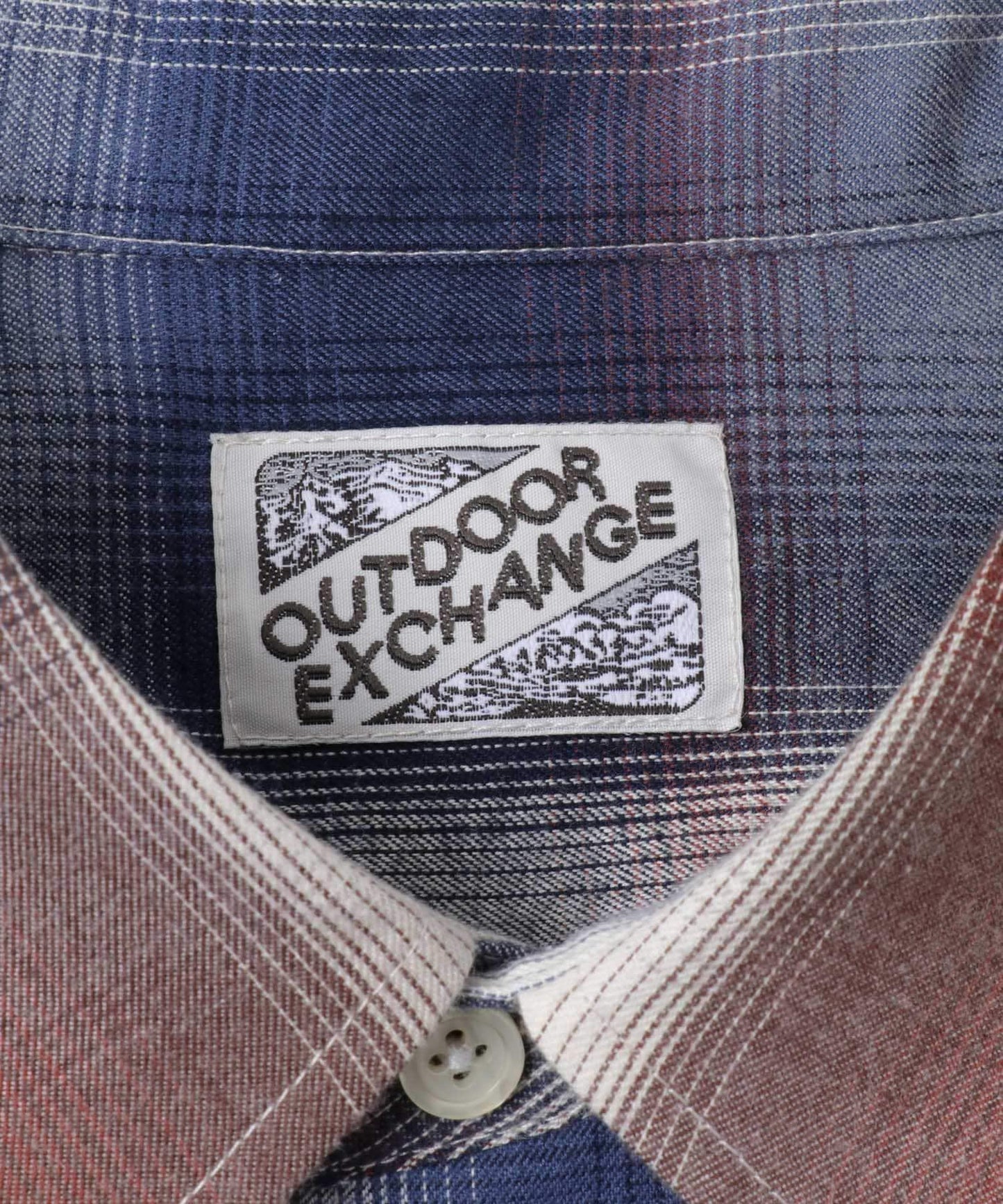 『聯名』OUTDOOR EXCHANGE×URBAN RESEARCH 長毛格紋襯衫