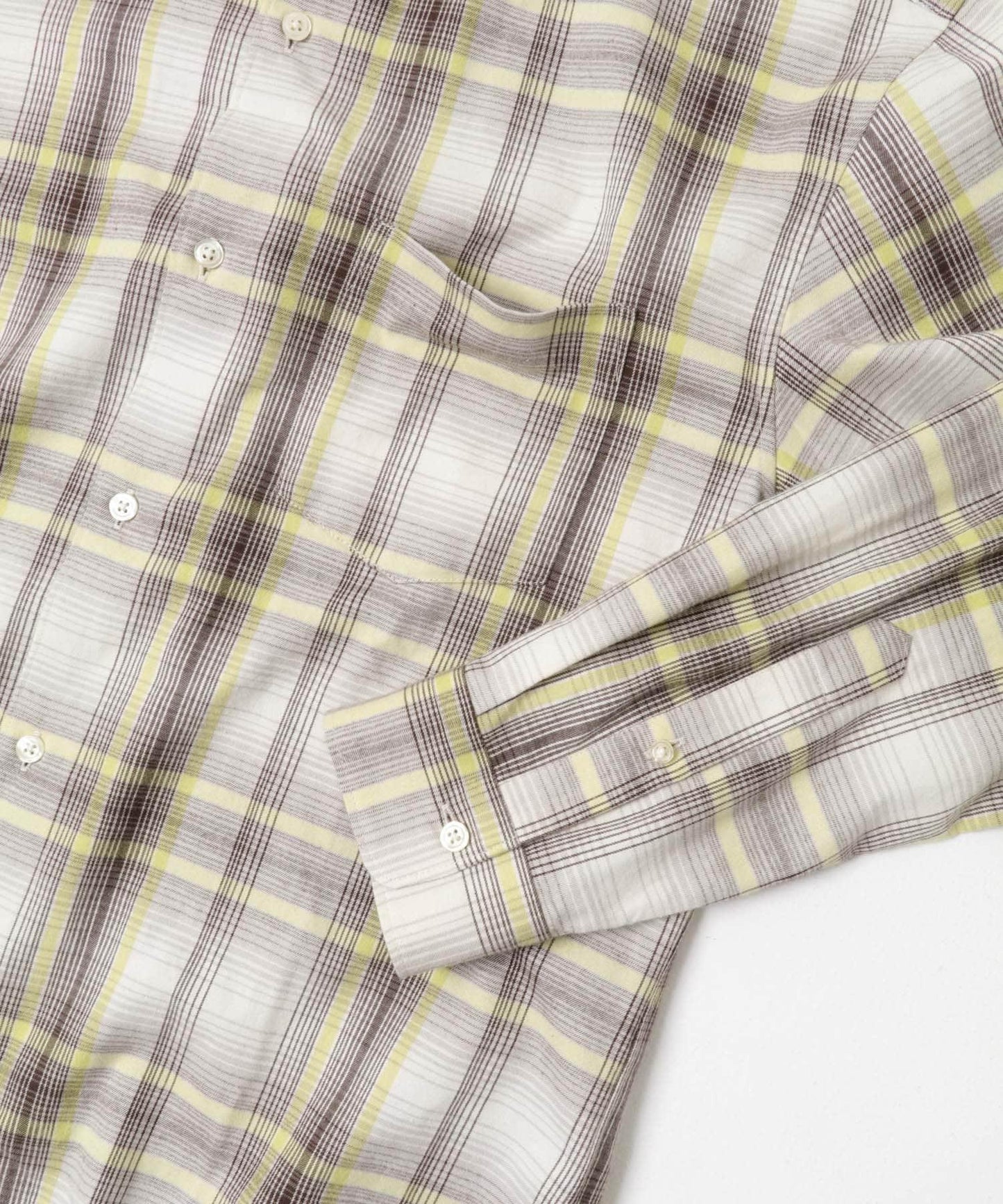 『聯名』OUTDOOR EXCHANGE×URBAN RESEARCH 長毛格紋襯衫