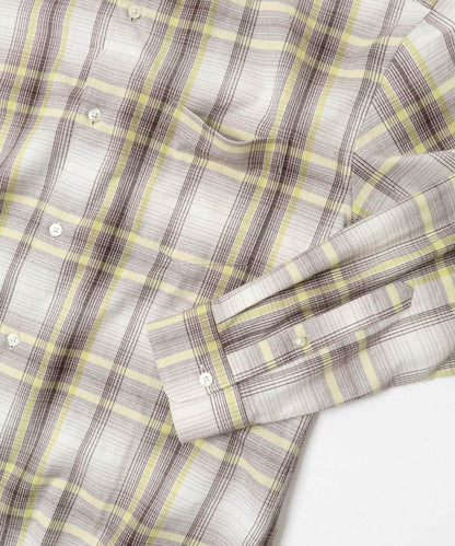 『聯名』OUTDOOR EXCHANGE×URBAN RESEARCH 長毛格紋襯衫