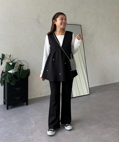 【MOMO】方領長袖T恤