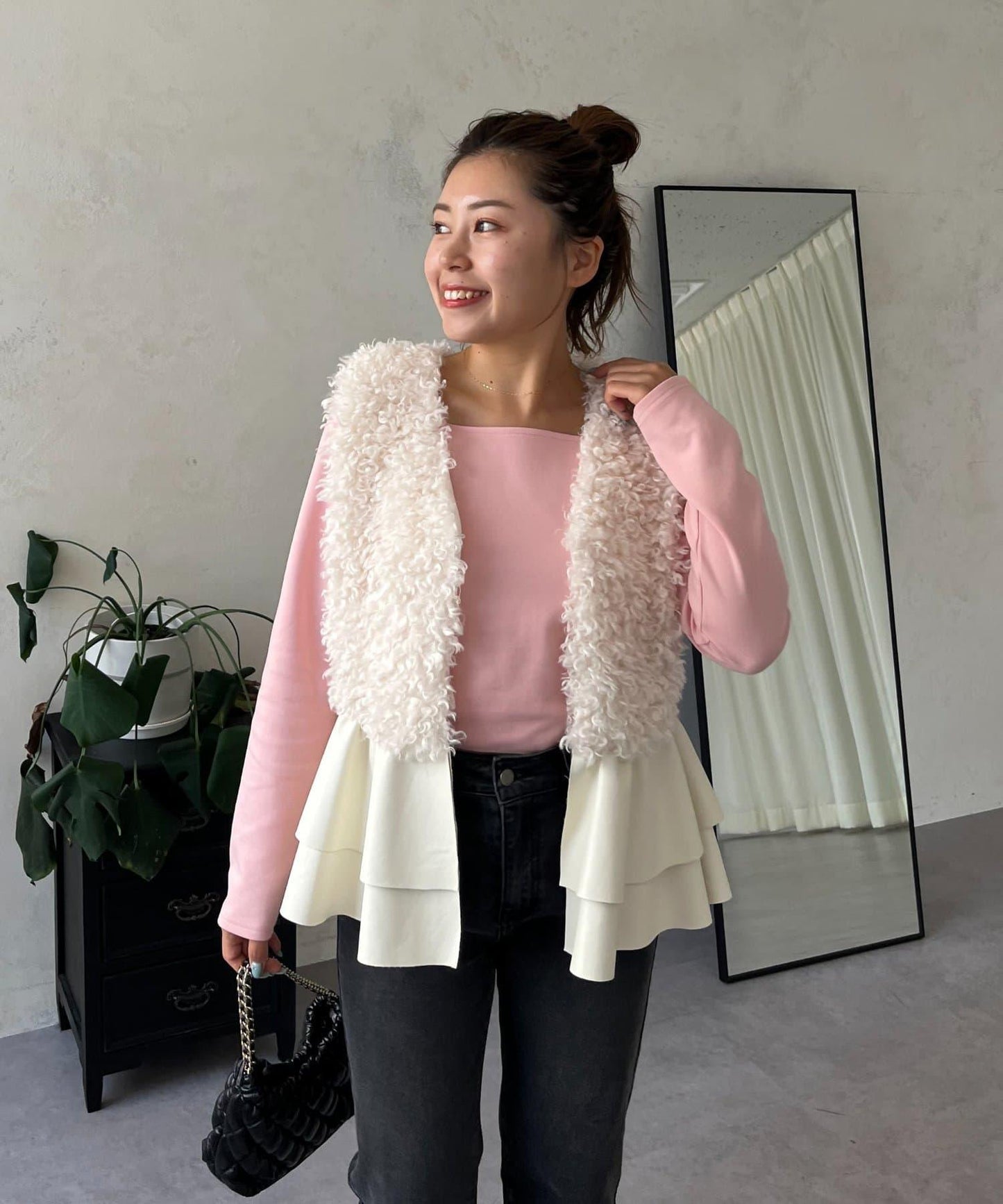 【MOMO】方領長袖T恤