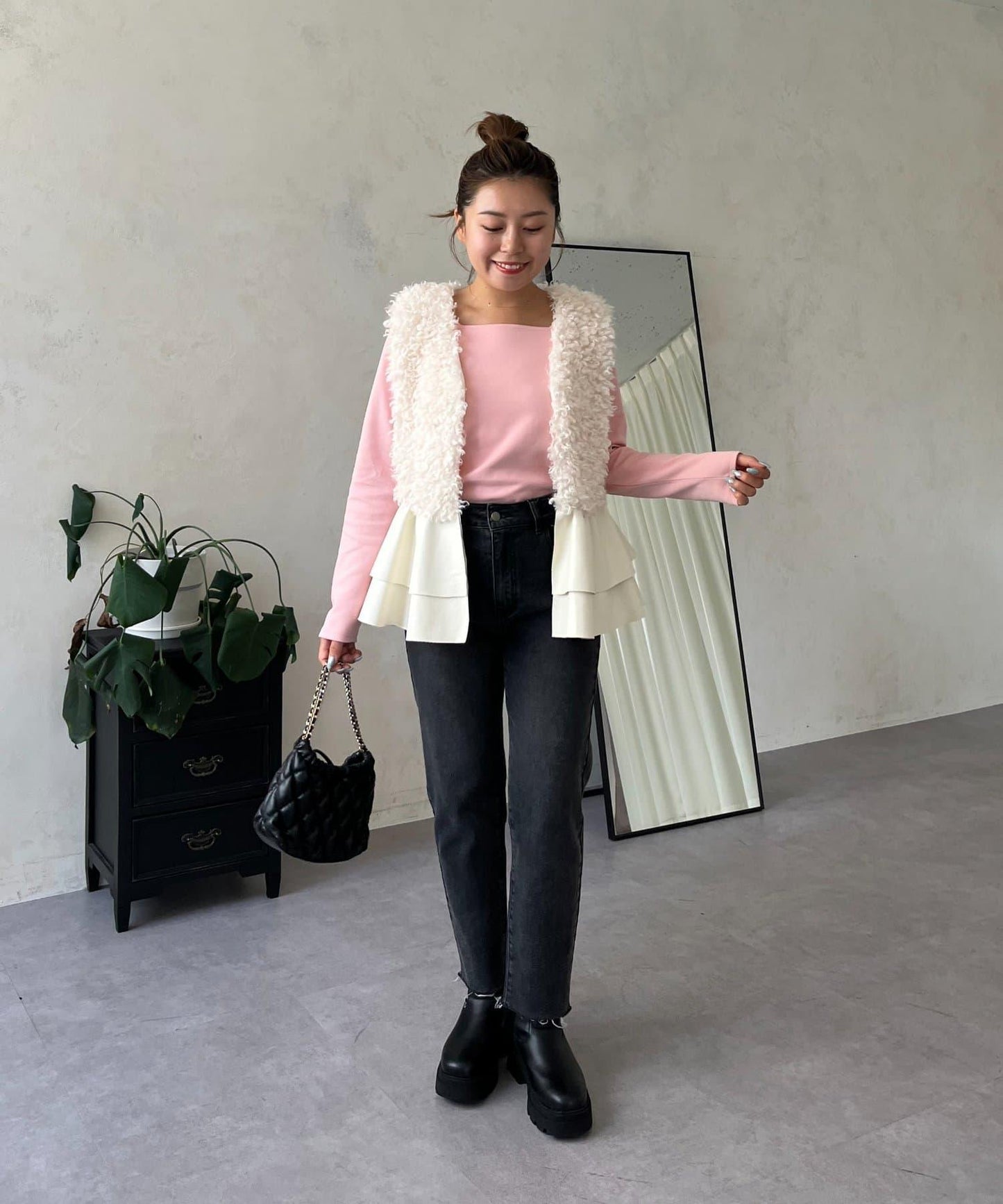 【MOMO】方領長袖T恤