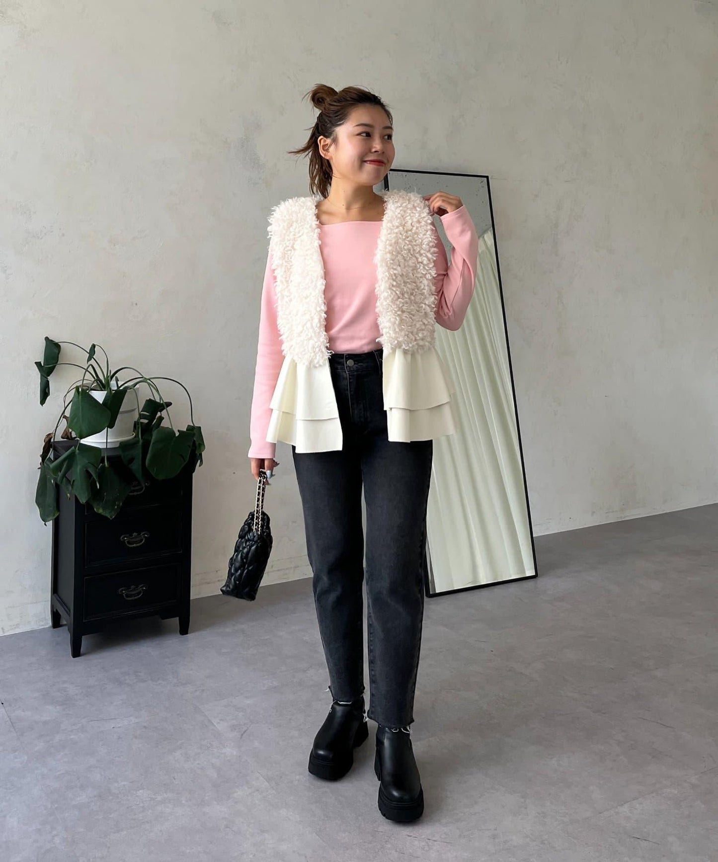 【MOMO】方領長袖T恤