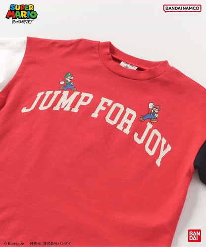 超級馬里奧 肘部補丁T恤