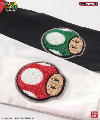 超級馬里奧 肘部補丁T恤