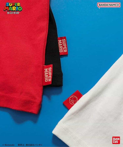 超級馬里奧 肘部補丁T恤