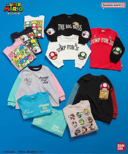 超級馬里奧 肘部補丁T恤
