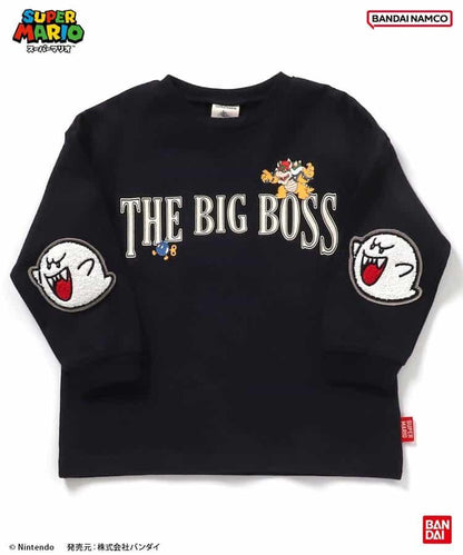 超級馬里奧 肘部補丁T恤