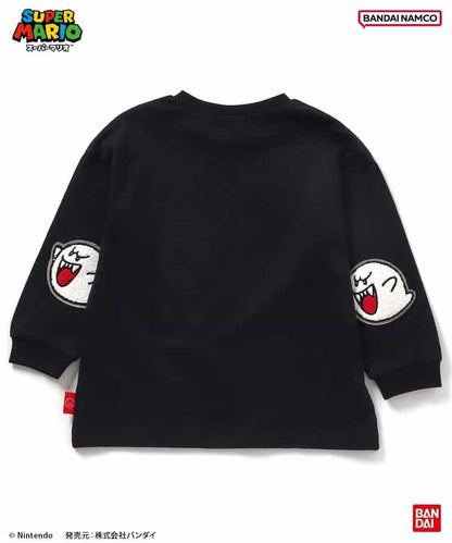 超級馬里奧 肘部補丁T恤