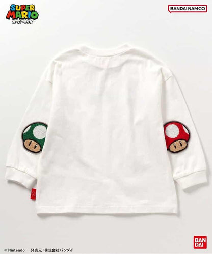 超級馬里奧 肘部補丁T恤