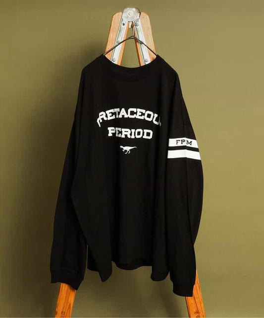 福井縣立恐龍博物館聯名數字長袖T恤（成人尺碼）