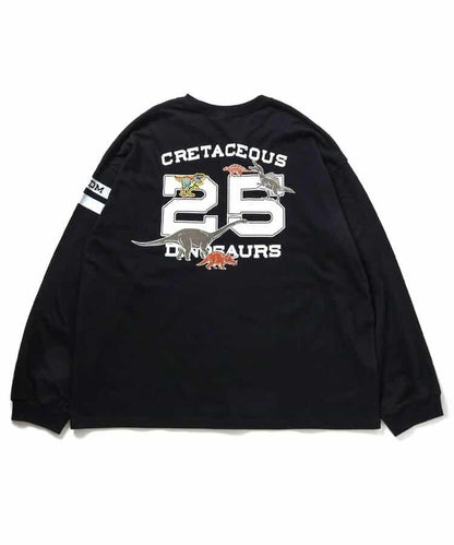 福井縣立恐龍博物館聯名數字長袖T恤（成人尺碼）
