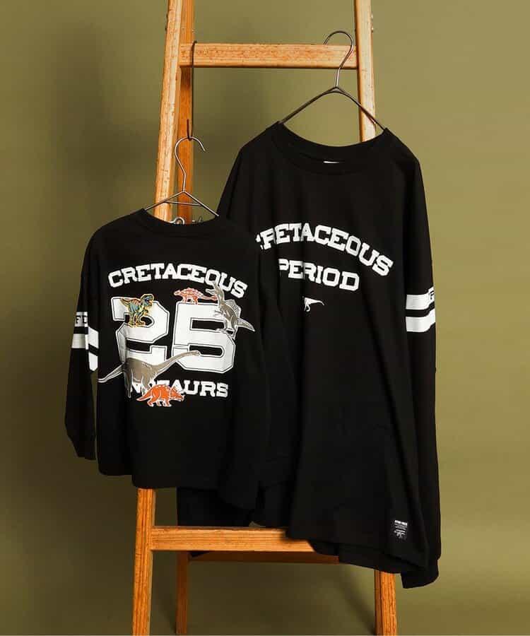 福井縣立恐龍博物館聯名數字長袖T恤（成人尺碼）