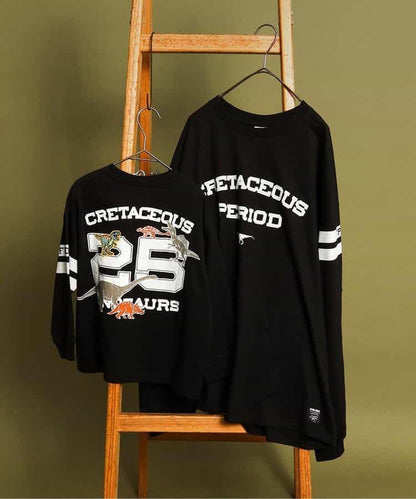福井縣立恐龍博物館聯名數字長袖T恤（成人尺碼）