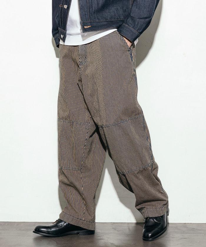 特別款牛仔獵裝雙膝工裝褲