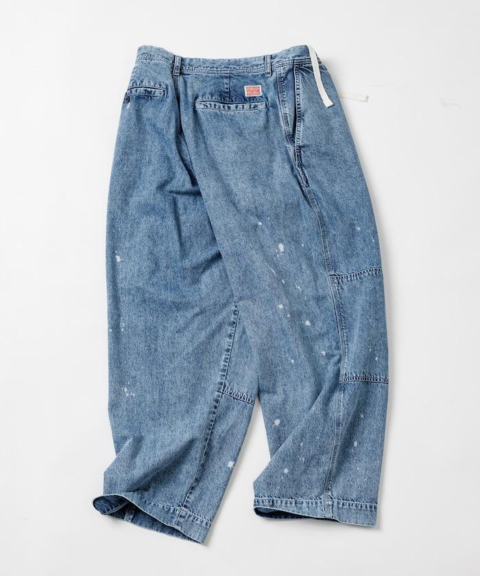 特別款牛仔獵裝雙膝工裝褲