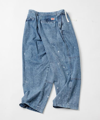 特別款牛仔獵裝雙膝工裝褲