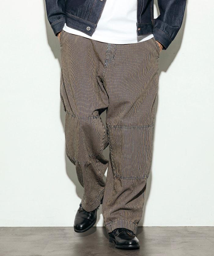 特別款牛仔獵裝雙膝工裝褲