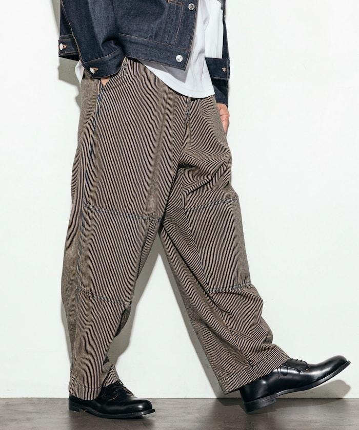 特別款牛仔獵裝雙膝工裝褲