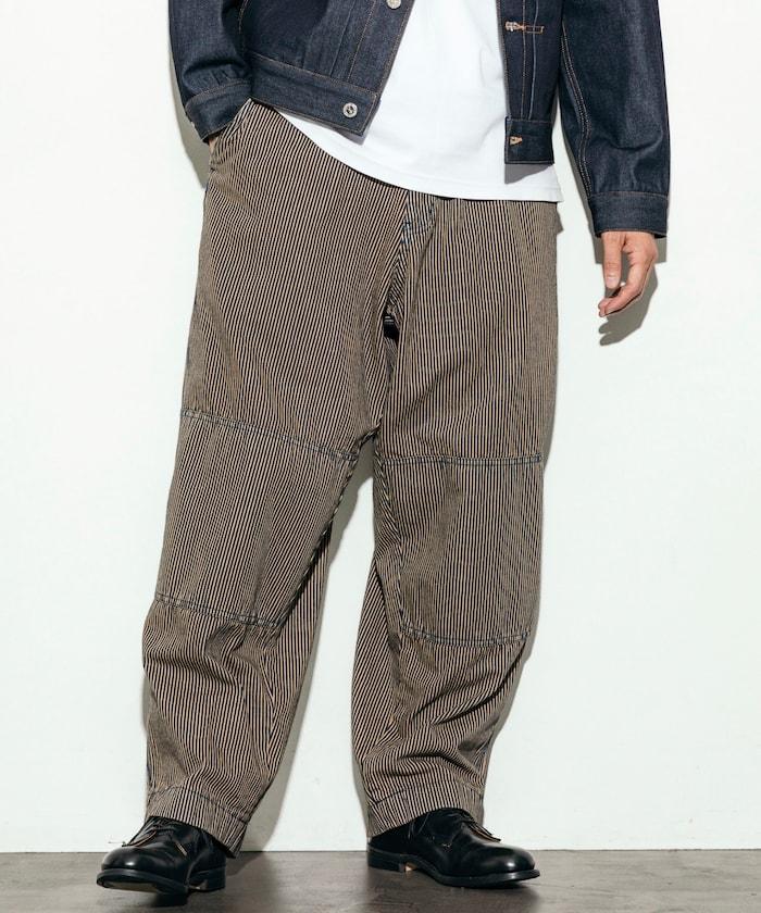 特別款牛仔獵裝雙膝工裝褲