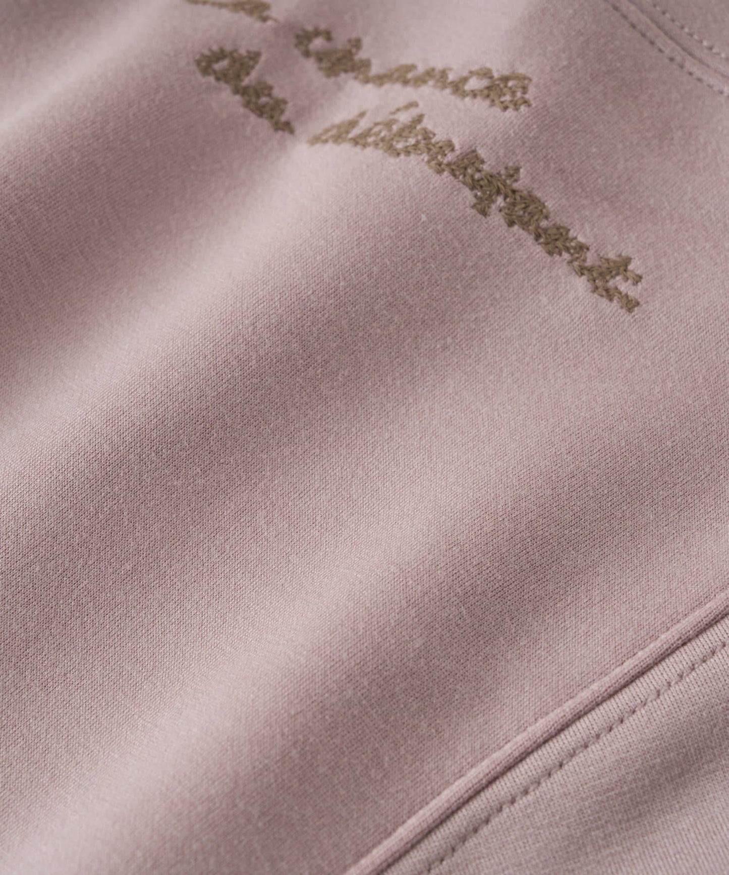 2WAY刺繡拉鍊套頭衫