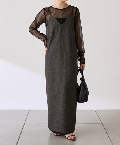 【COLLAGE×gemeil 聯名款】網紗疊層連衣裙