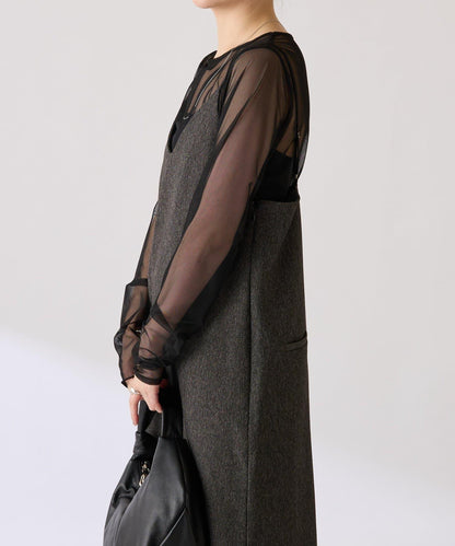 【COLLAGE×gemeil 聯名款】網紗疊層連衣裙