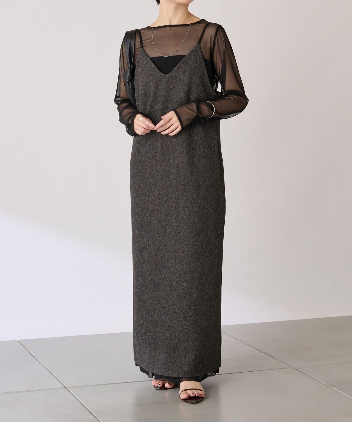 【COLLAGE×gemeil 聯名款】網紗疊層連衣裙