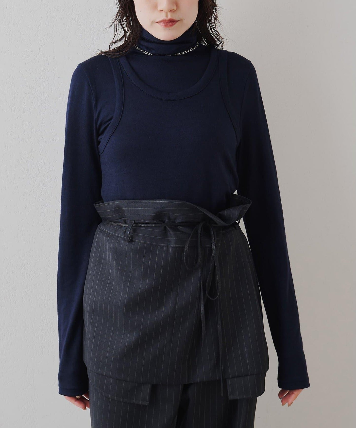 高領無袖套頭衫