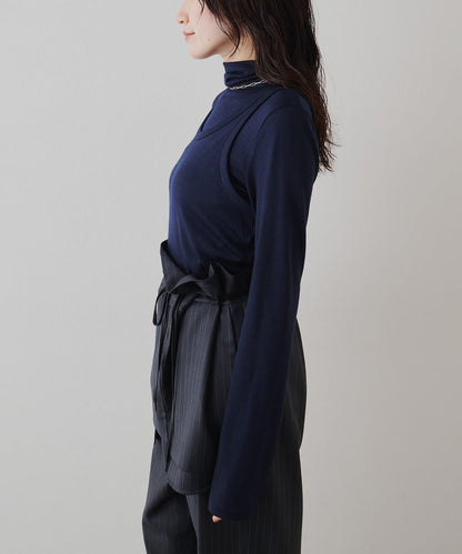 高領無袖套頭衫