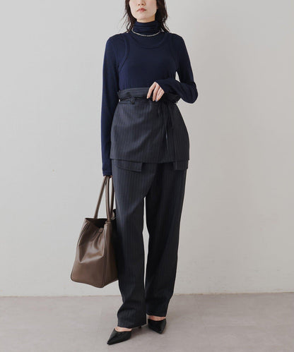 高領無袖套頭衫