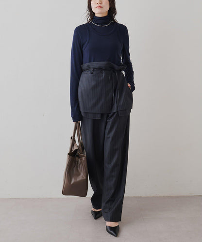 高領無袖套頭衫