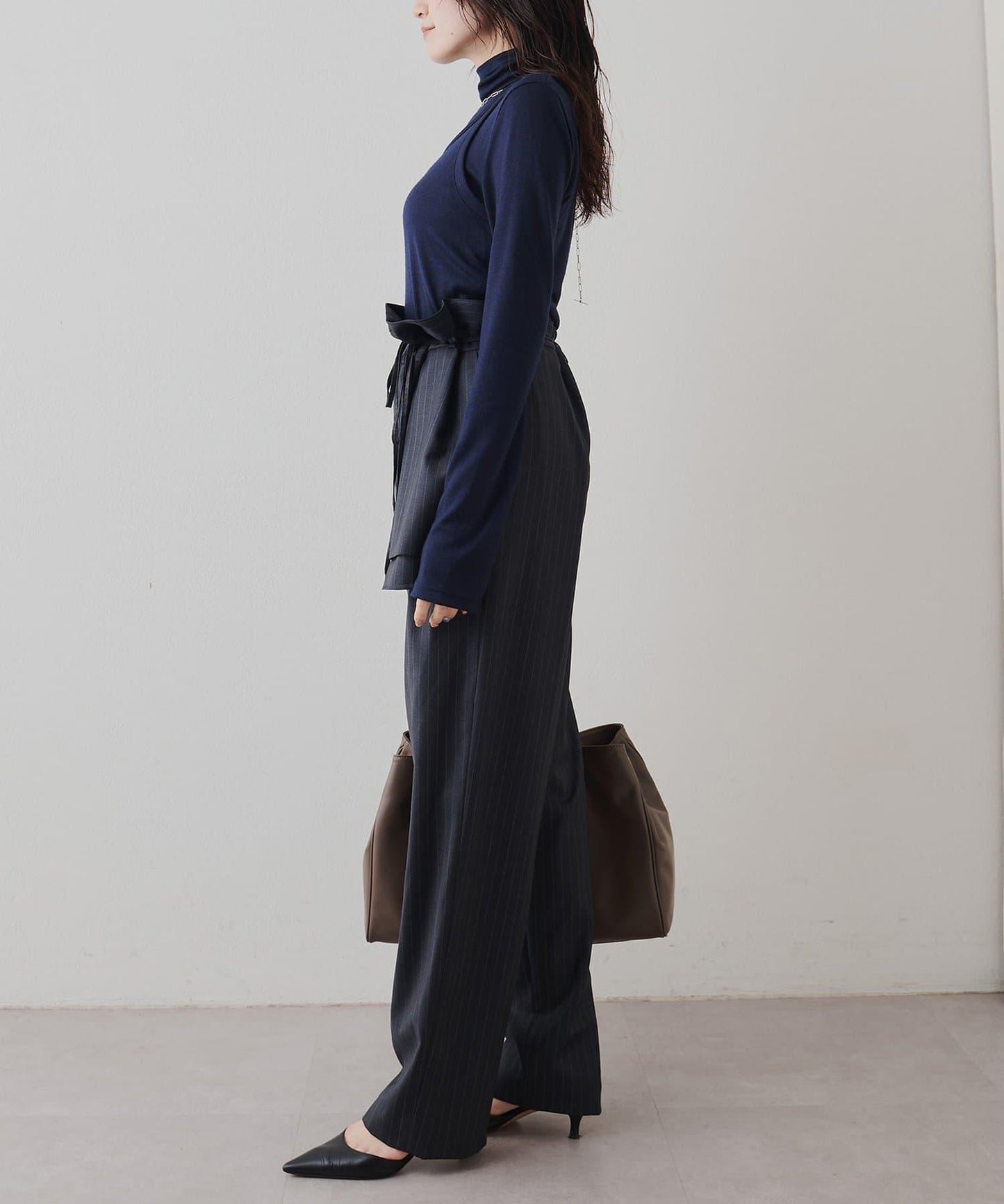 高領無袖套頭衫