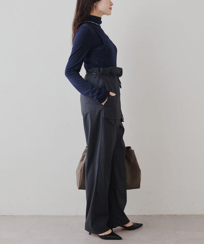 高領無袖套頭衫