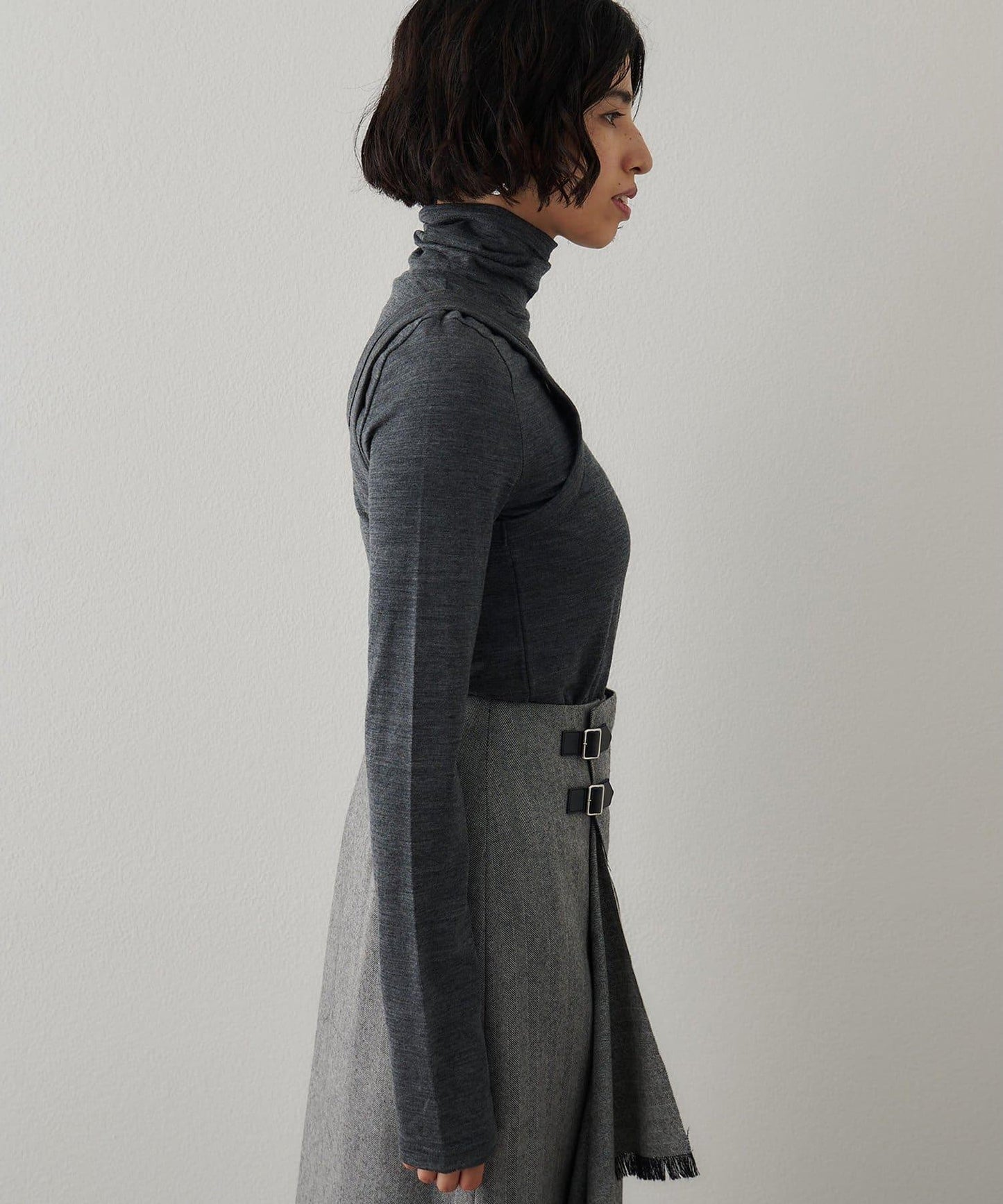 高領無袖套頭衫