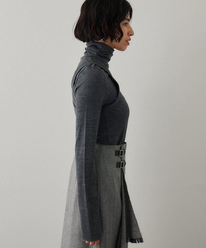 高領無袖套頭衫