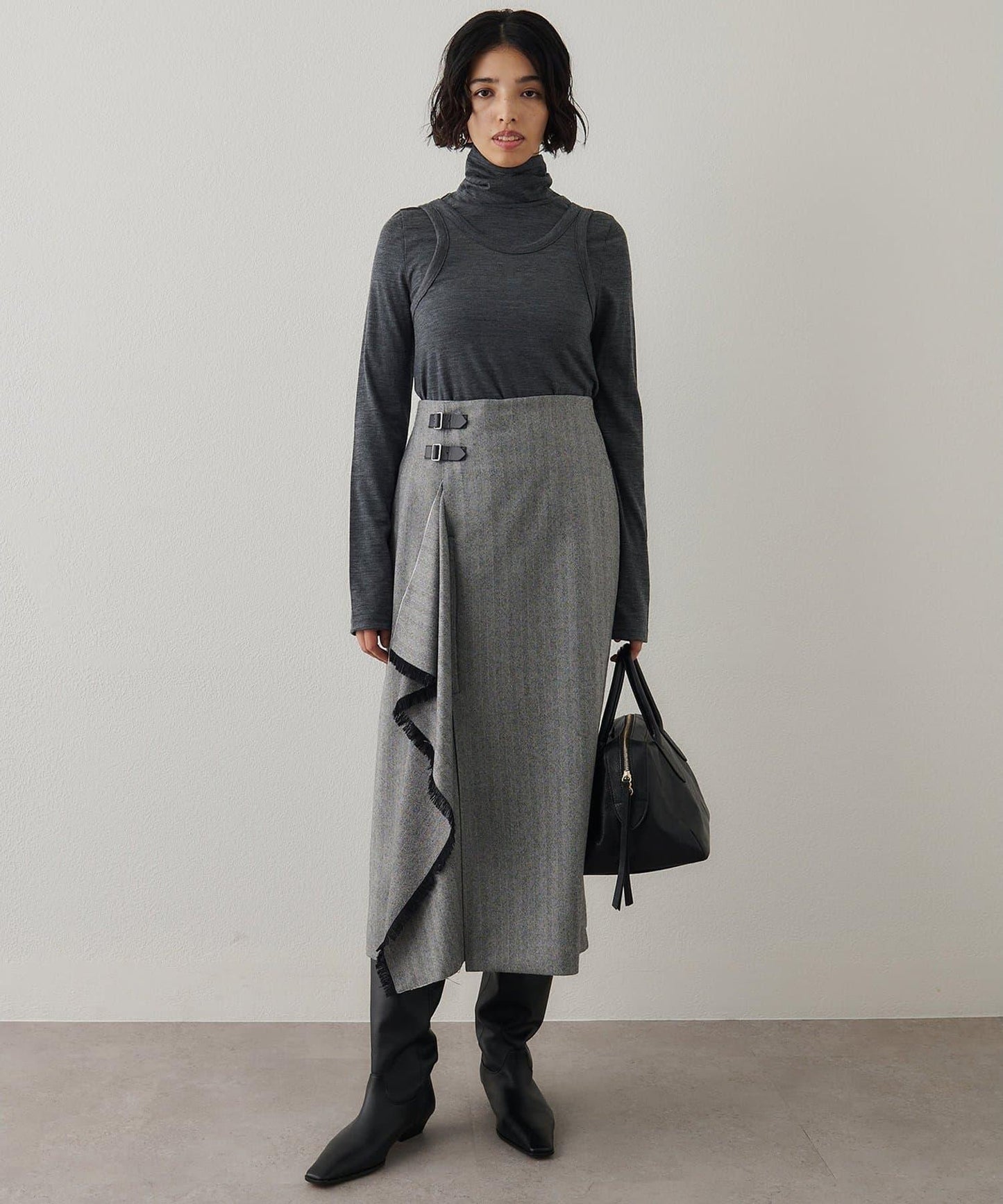 高領無袖套頭衫