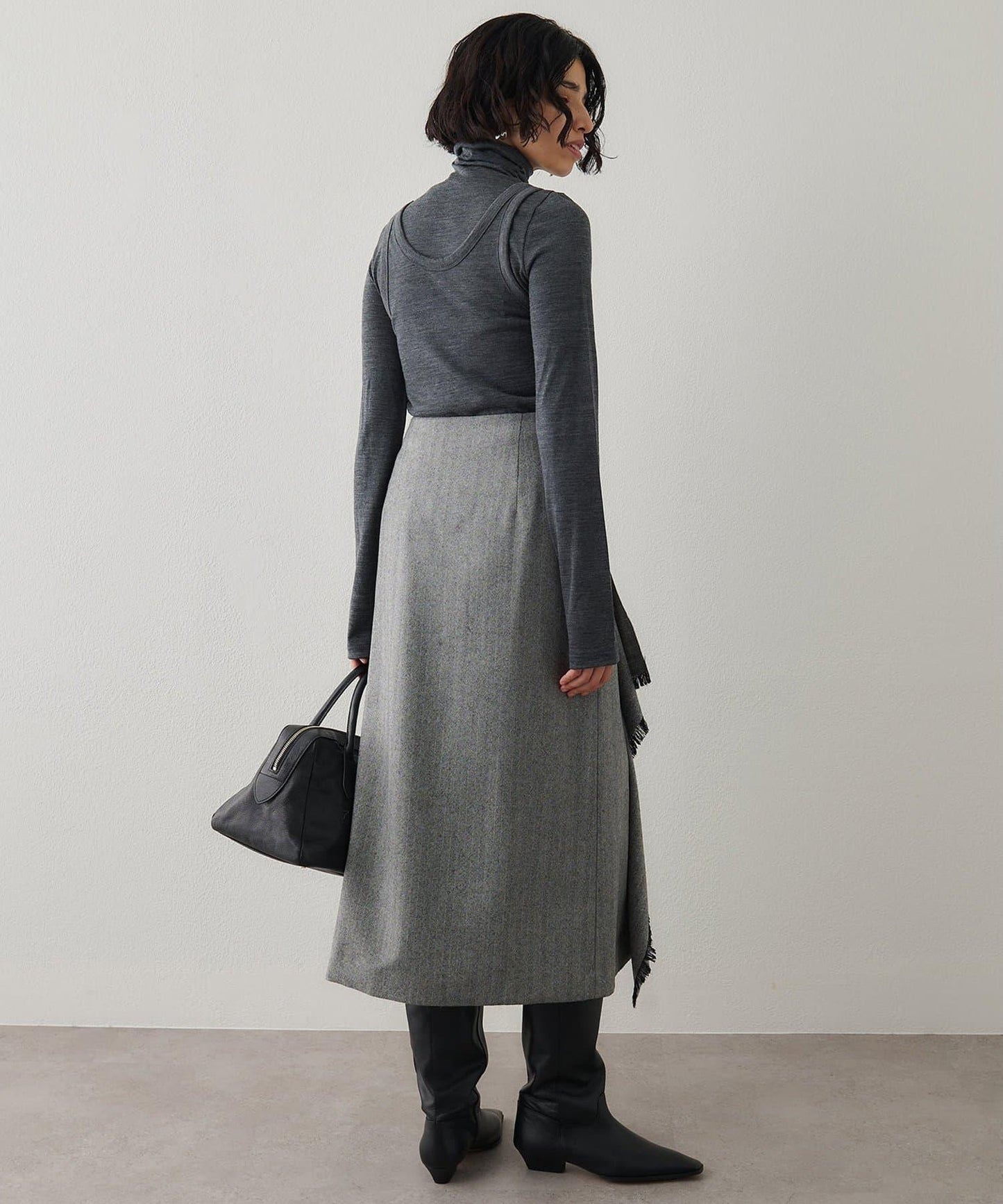 高領無袖套頭衫