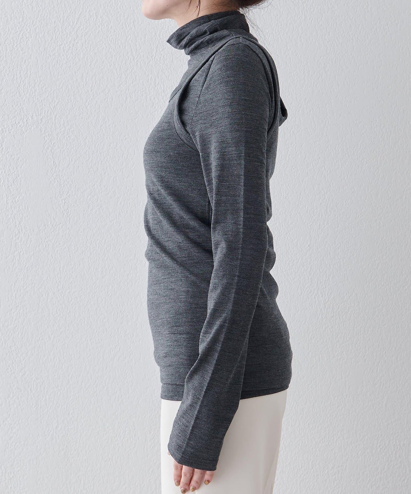 高領無袖套頭衫