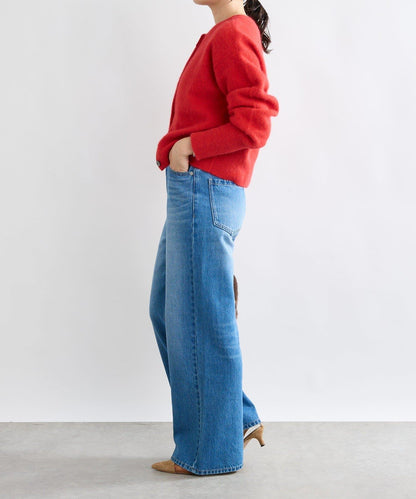 【MONN.:.(モン)】寬鬆牛仔褲