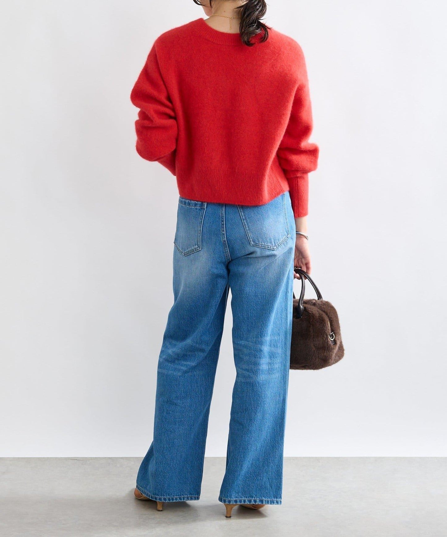 【MONN.:.(モン)】寬鬆牛仔褲