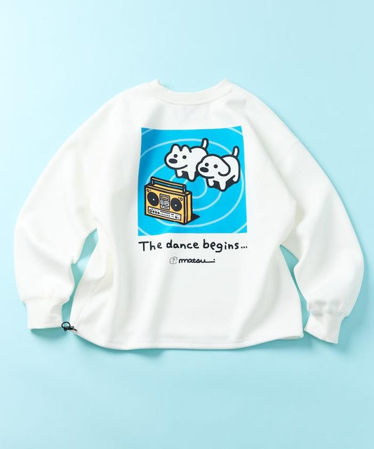 matsui×FREAK'S STORE 「dancing」抽繩後背印花圓領衛衣