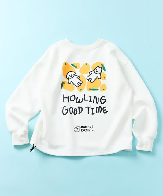 matsui×FREAK'S STORE 「レモン」抽繩後背印花圓領衛衣