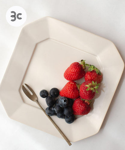 光泉窯 正八角盤