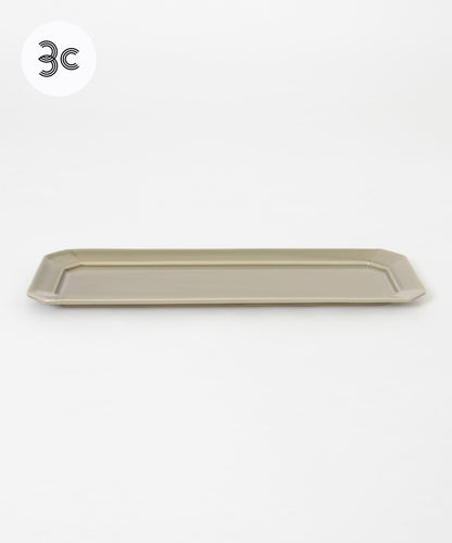 光泉窯 長八角盤