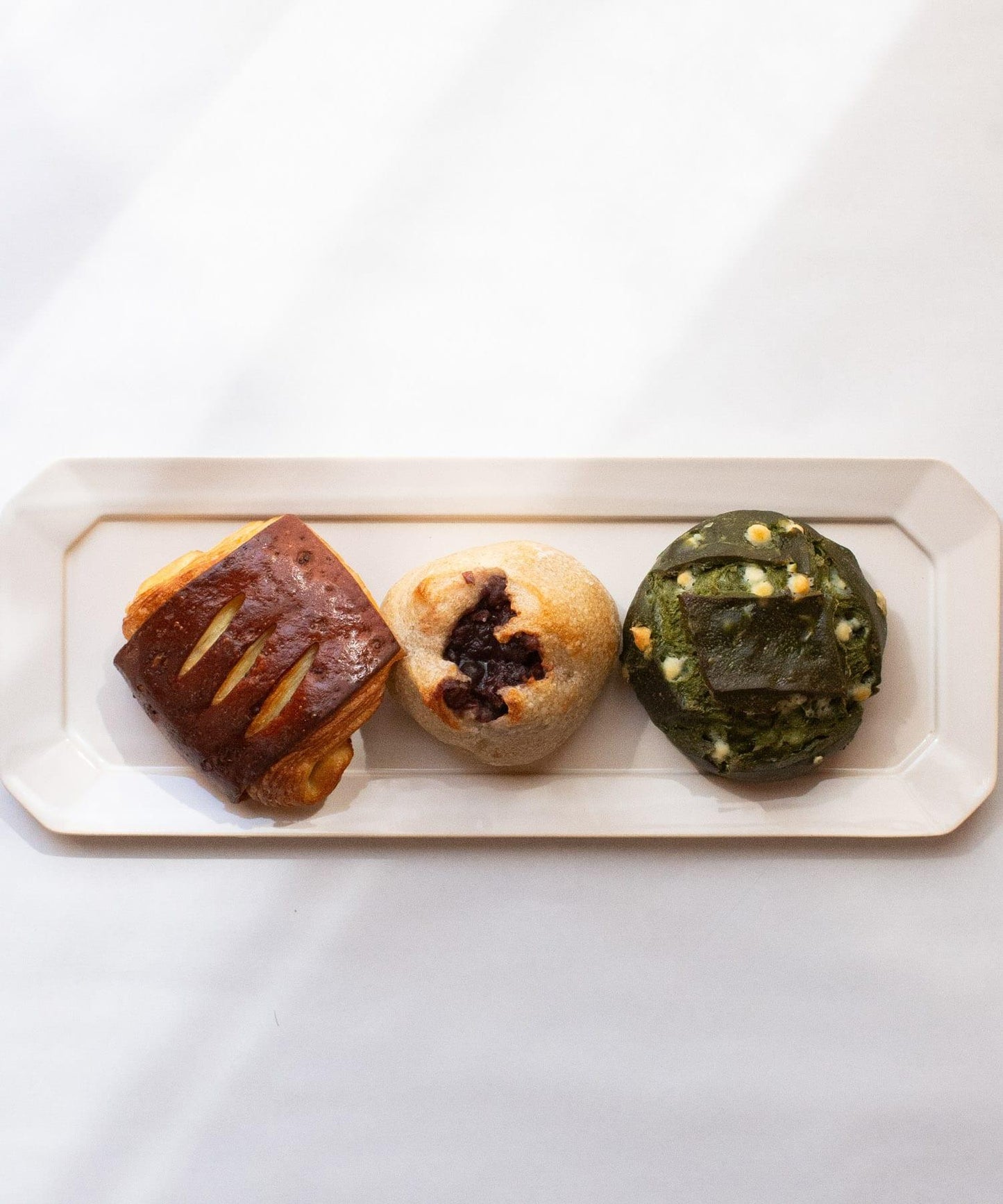 光泉窯 長八角盤